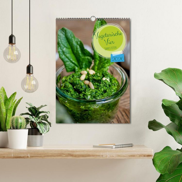 Produktbild: Vegetarische Vier Jahreszeiten (Wandkalender 2026 DIN A3 hoch), CALVENDO Monatskalender