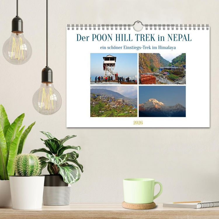 Produktbild: Der POON HILL TREK in NEPAL (Wandkalender 2026 DIN A4 quer), CALVENDO Monatskalender