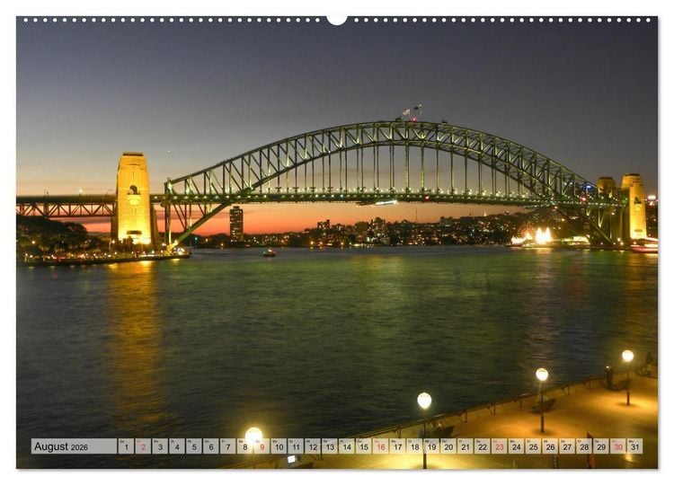 Produktbild: Australien - Australische Metropolen (hochwertiger Premium Wandkalender 2026 DIN A2 quer), Kunstdruck in Hochglanz