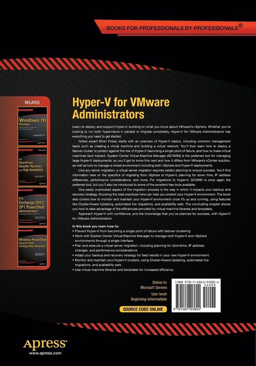 Produktbild: Hyper-V for VMware Administrators