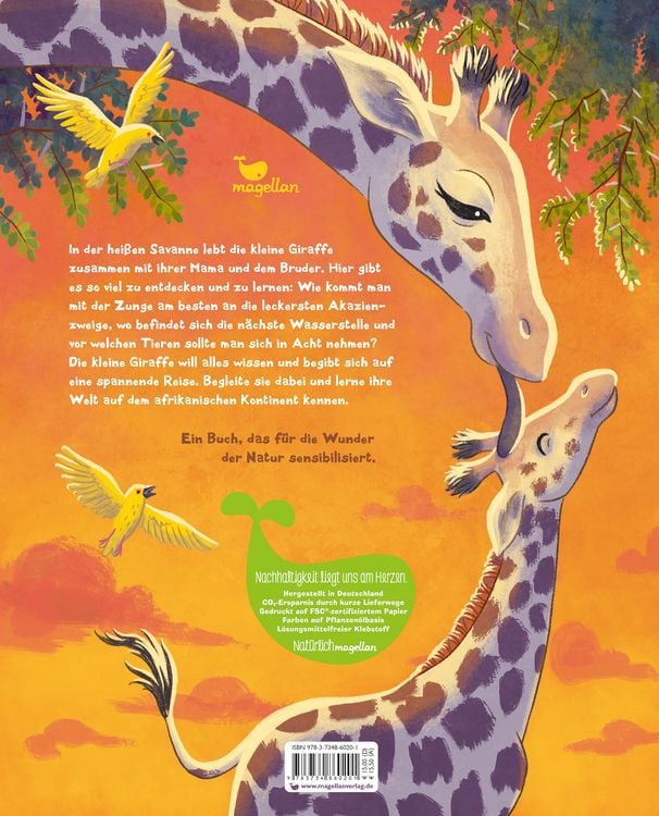 Produktbild: Die kleine Giraffe - Zu Hause in der Savanne