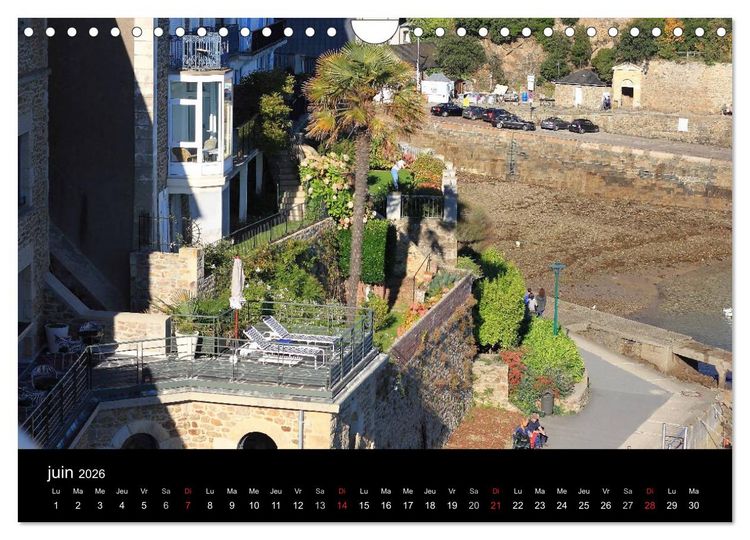 Produktbild: Dinard Perle de la C&ocirc;te d'&Eacute;meraude (Calendrier mural 2026 DIN A4 vertical), CALVENDO calendrier mensuel