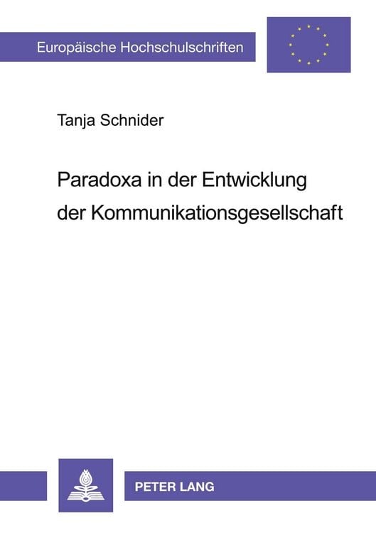 Produktbild: Paradoxa in der Entwicklung der Kommunikationsgesellschaft