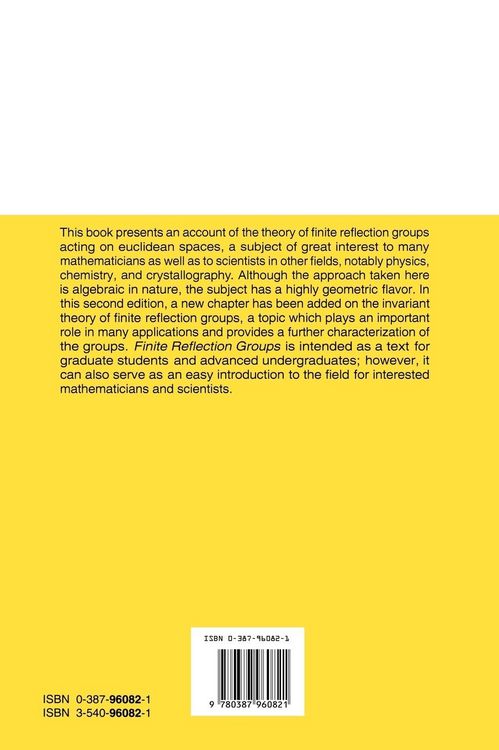 Produktbild: Finite Reflection Groups