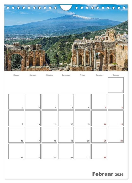 Produktbild: Italiens Sch&ouml;nheit - Terminplaner (Wandkalender 2026 DIN A4 hoch), CALVENDO Monatskalender