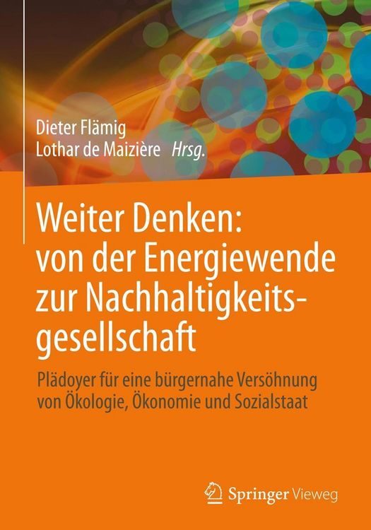 Produktbild: Weiter Denken: von der Energiewende zur Nachhaltigkeitsgesellschaft