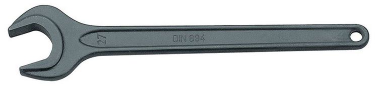 Produktbild: Einmaulschl&uuml;ssel 894 SW 38mm L.305mm phos.m.Aufh&auml;ngeloch GEDORE