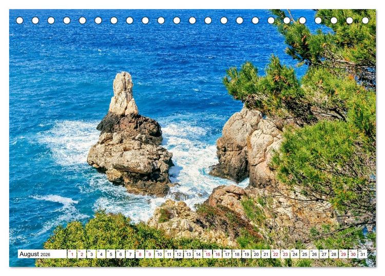 Produktbild: Mallorca - Insel der Landschaftstr&auml;ume (Tischkalender 2026 DIN A5 quer), CALVENDO Monatskalender