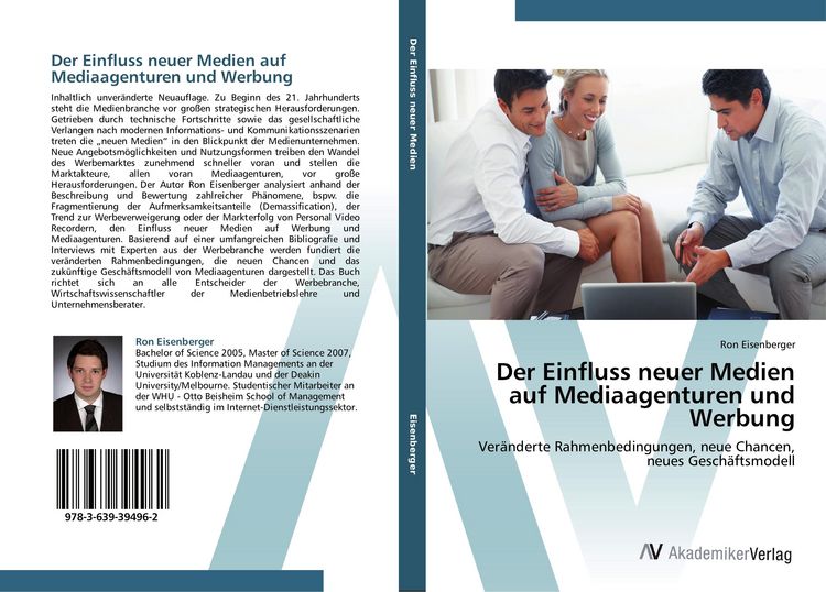 Produktbild: Der Einfluss neuer Medien auf Mediaagenturen und Werbung