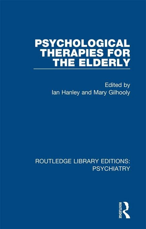 Produktbild: Psychological Therapies for the Elderly