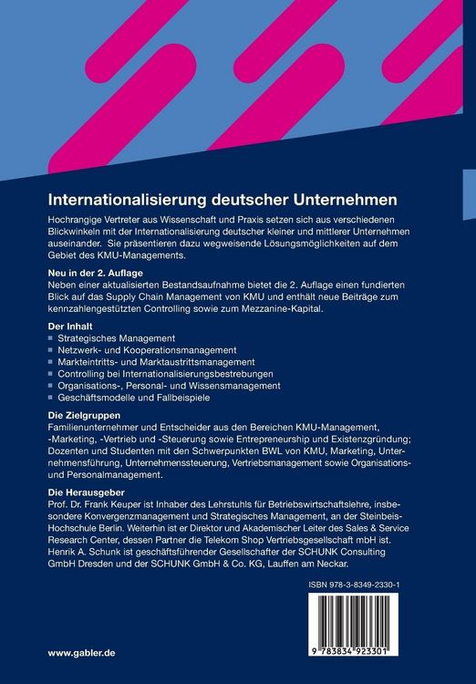 Produktbild: Internationalisierung deutscher Unternehmen