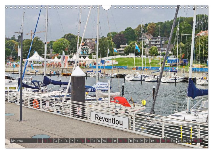 Produktbild: Kiel - Die F&ouml;rde! (Wandkalender 2026 DIN A3 quer), CALVENDO Monatskalender