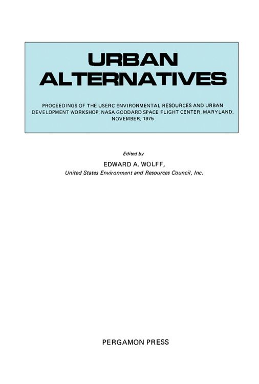 Produktbild: Urban Alternatives