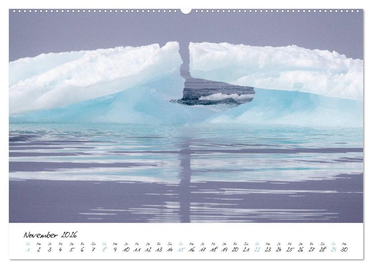 Produktbild: Heike Odermatt: 80&deg; Nord - Fotografien von Spitzbergen und Nordaustland (Wandkalender 2026 DIN A2 quer), CALVENDO Monatskalender