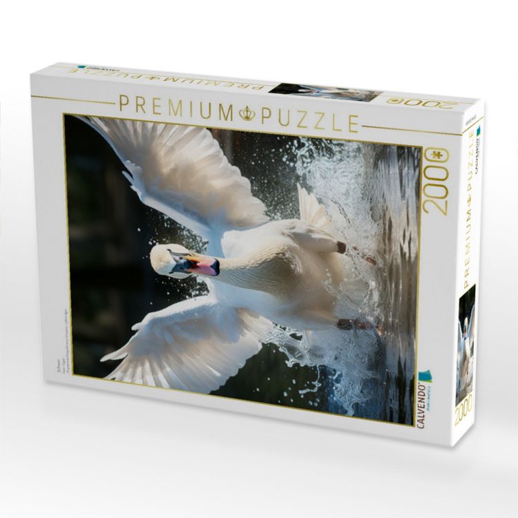 Produktbild: CALVENDO Puzzle Schwan | 2000 Teile Lege-Gr&ouml;&szlig;e 90x67cm Foto-Puzzle f&uuml;r gl&uuml;ckliche Stunden