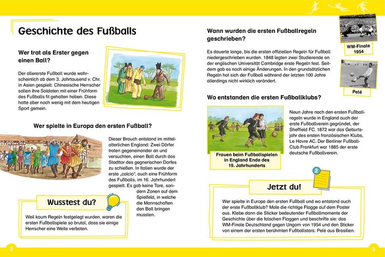 Produktbild: Fu&szlig;ball Mein Wissensbuch