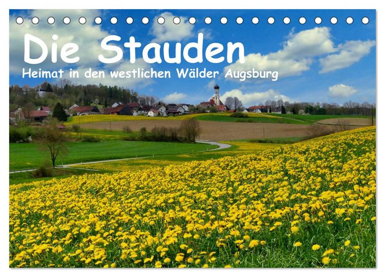 Produktbild: Die Stauden - Heimat in den westlichen W&auml;lder Augsburg (Tischkalender 2026 DIN A5 quer), CALVENDO Monatskalender