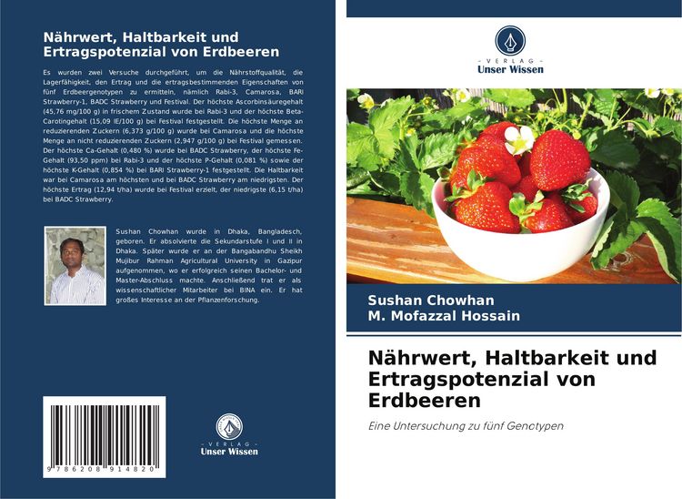 Produktbild: N&auml;hrwert, Haltbarkeit und Ertragspotenzial von Erdbeeren