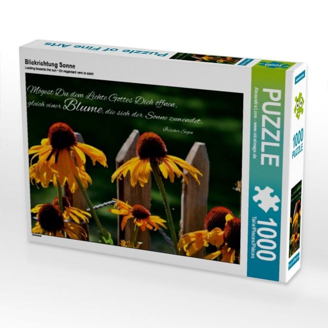 Produktbild: CALVENDO Puzzle Blickrichtung Sonne | 1000 Teile Lege-Gr&ouml;&szlig;e 64x48cm Foto-Puzzle f&uuml;r gl&uuml;ckliche Stunden