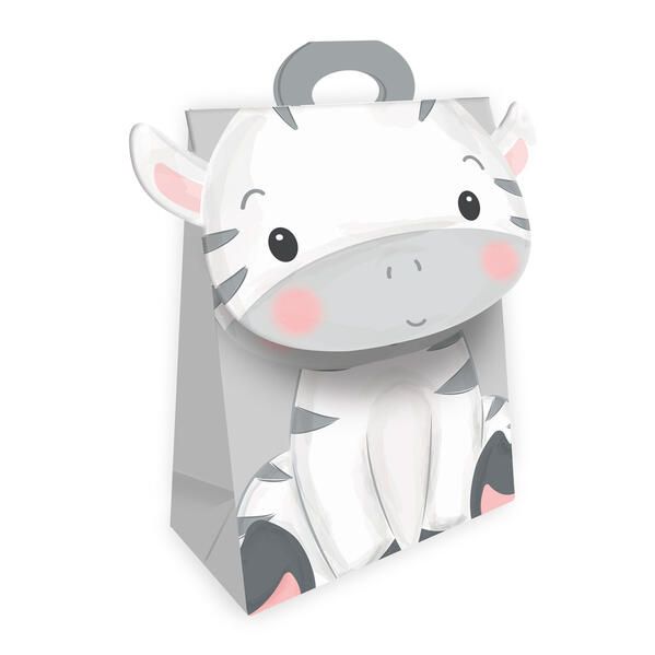 Produktbild: Tr&ouml;tsch Geschenktasche mit Verschluss Zebra