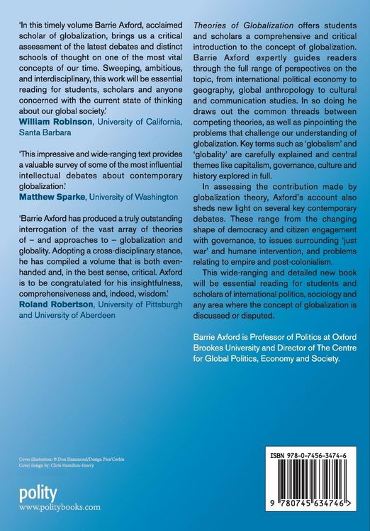 Produktbild: Theories of Globalization
