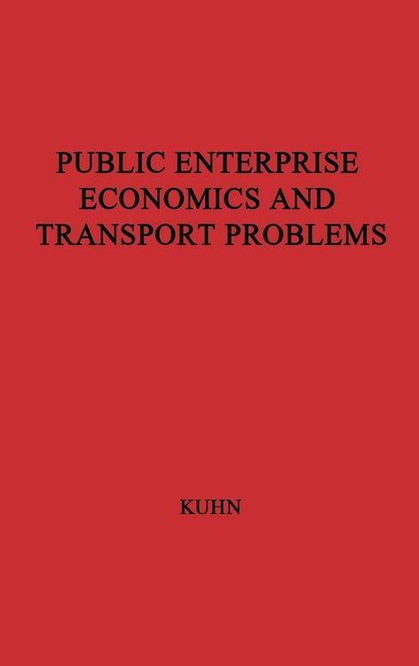 Produktbild: Public Enterprise and Transport Problems