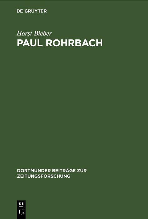 Produktbild: Paul Rohrbach
