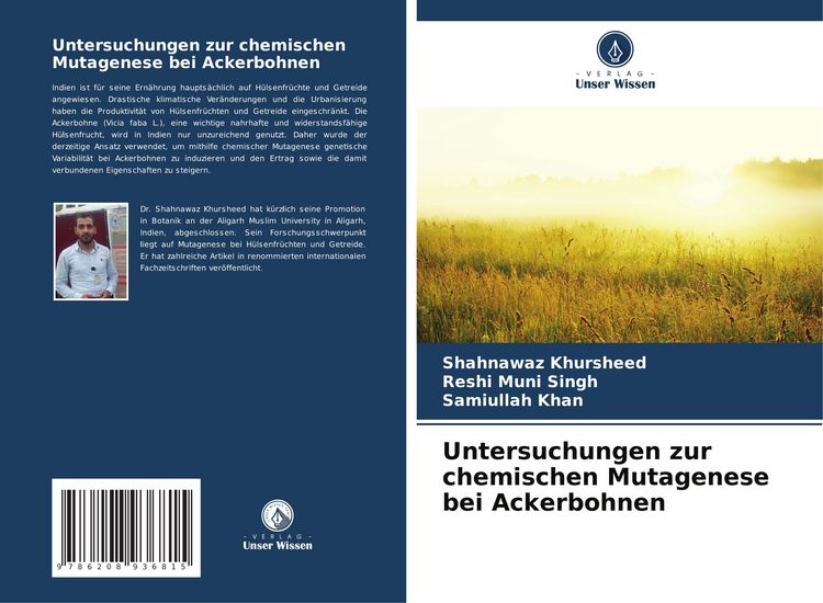 Produktbild: Untersuchungen zur chemischen Mutagenese bei Ackerbohnen