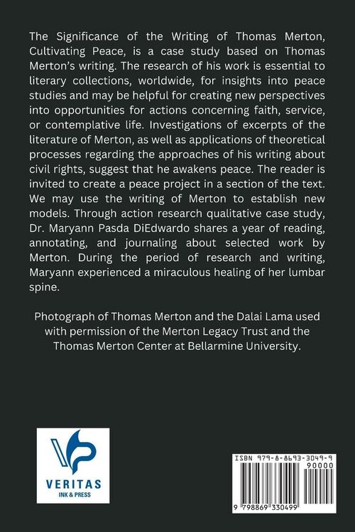 Produktbild: The Significance of the Writing of Thomas Merton, Cultivating Peace