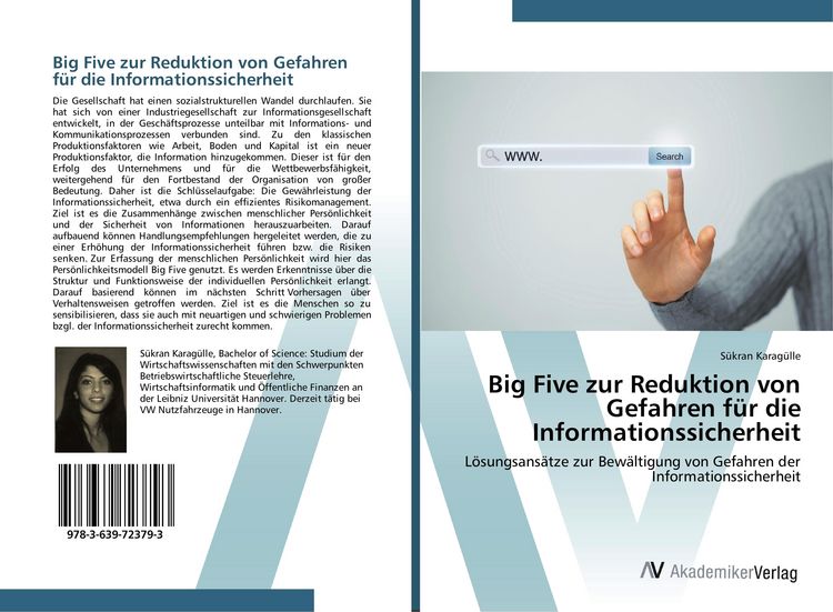 Produktbild: Big Five zur Reduktion von Gefahren f&uuml;r die Informationssicherheit