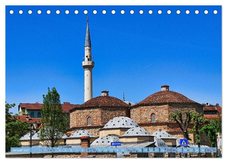 Produktbild: Moscheen und Kirchen im Kosovo (Tischkalender 2027 DIN A5 quer), CALVENDO Monatskalender