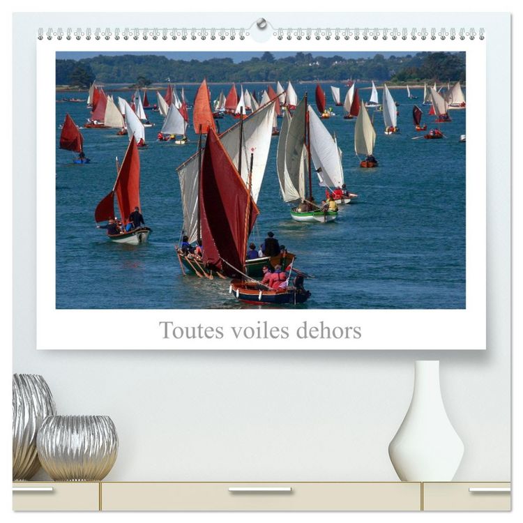 Produktbild: Toutes voiles dehors (Calendrier mural 2026 DIN A2 vertical) calendrier de bureau