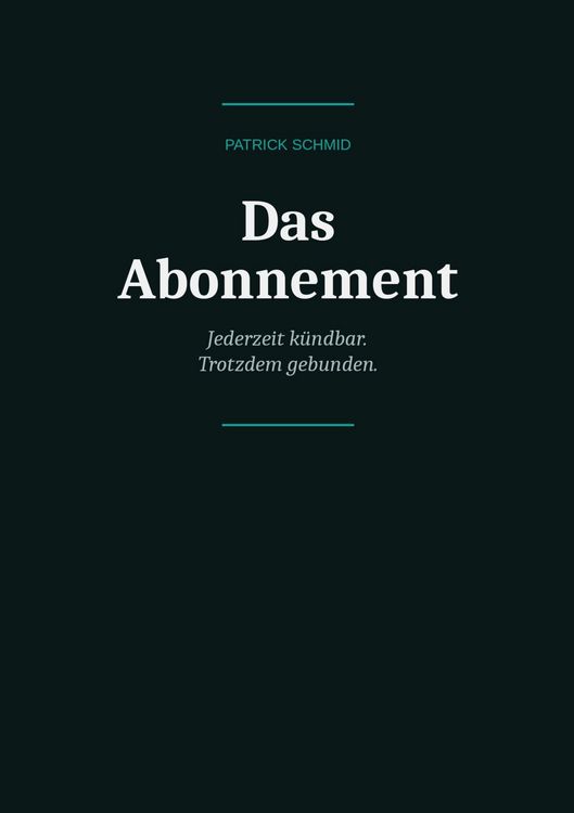 Produktbild: Das Abonnement