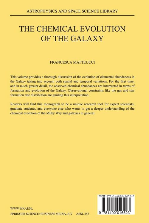 Produktbild: The Chemical Evolution of the Galaxy