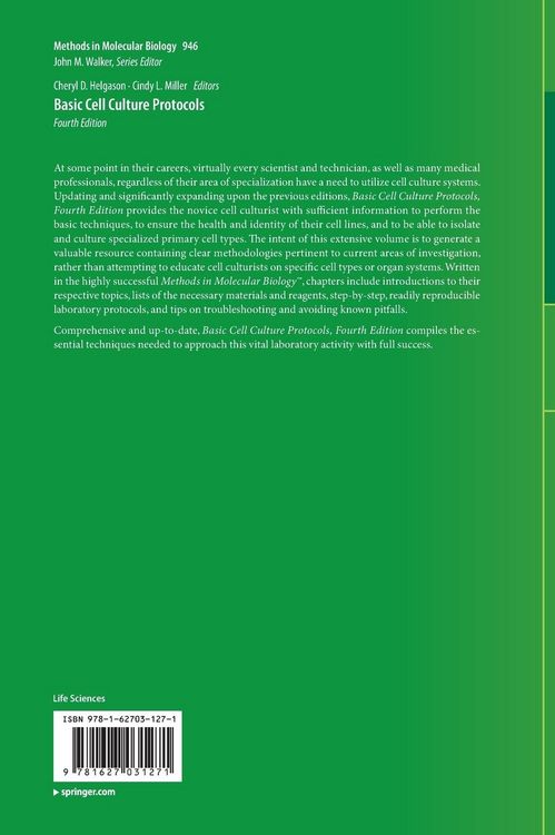 Produktbild: Basic Cell Culture Protocols