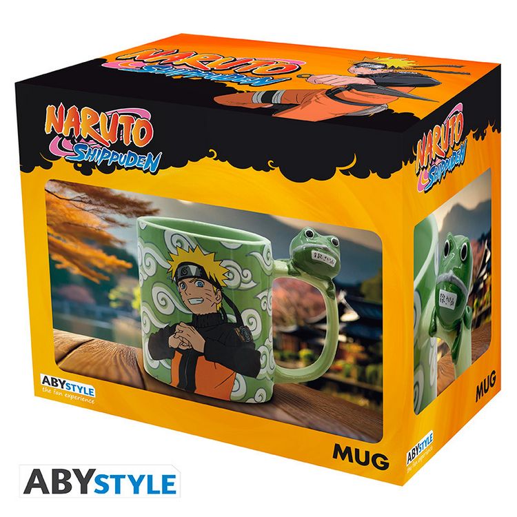 Produktbild: NARUTO SHIPPUDEN - Mug 3D handle - Naruto and Gama-chan