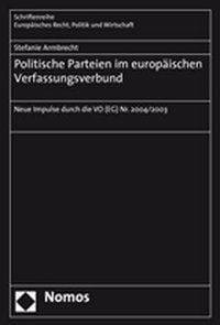 Produktbild: Politische Parteien im europ&auml;ischen Verfassungsverbund