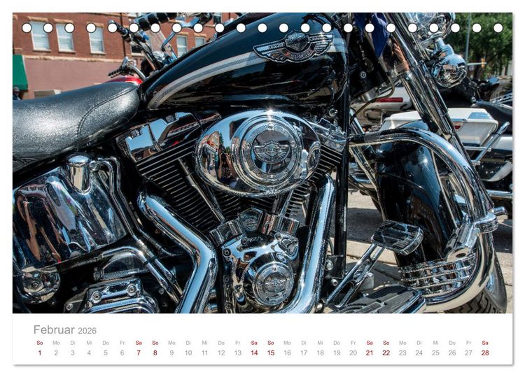 Produktbild: Sturgis - Die ber&uuml;hmteste Motorrad-Rallye der Welt (Tischkalender 2026 DIN A5 quer), CALVENDO Monatskalender