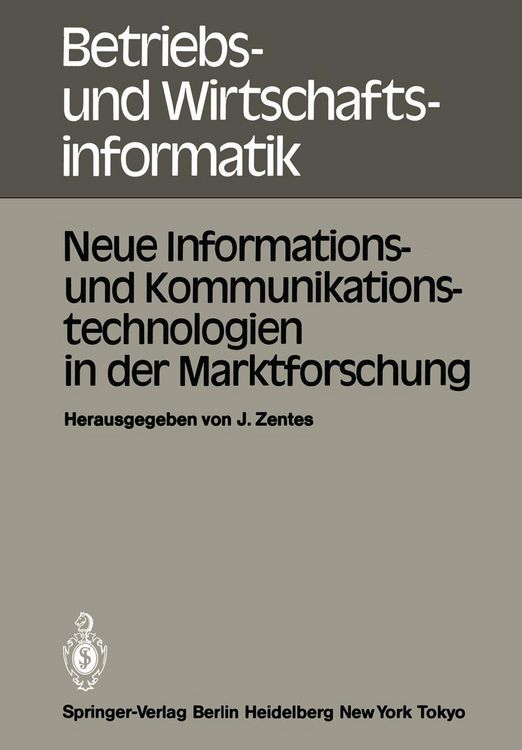 Produktbild: Neue Informations- und Kommunikationstechnologien in der Marktforschung