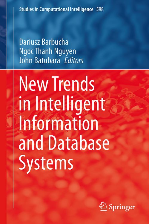 Produktbild: New Trends in Intelligent Information and Database Systems