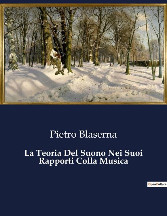 Produktbild: La Teoria Del Suono Nei Suoi Rapporti Colla Musica