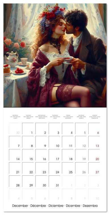 Produktbild: Teatime for two (Wall Calendar 2026 12 &times; 12 Inch) CALVENDO 12 Month Wall Calendar