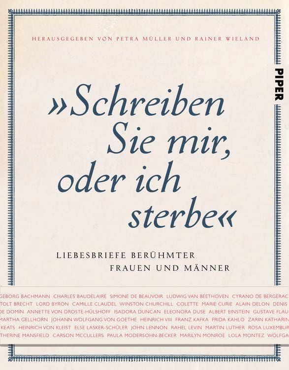 Produktbild: Schreiben Sie mir, oder ich sterbe