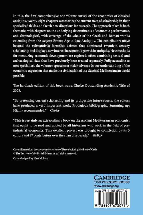 Produktbild: The Cambridge Economic History of the Greco-Roman World