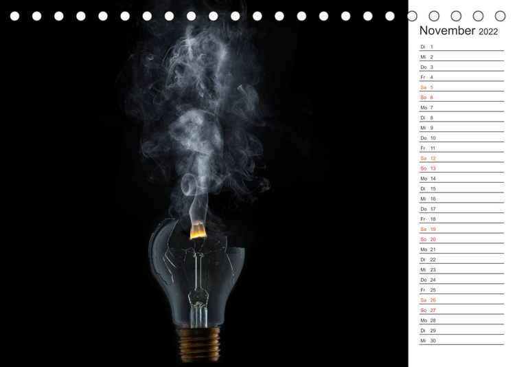 Produktbild: Geheimnisvoller Rauch (Tischkalender 2022 DIN A5 quer)