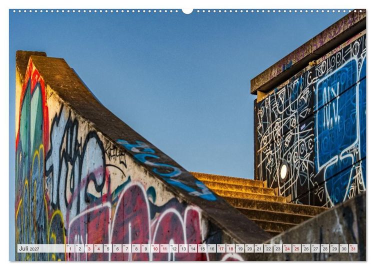 Produktbild: Buntes Hamburg (Wandkalender 2027 DIN A2 quer), CALVENDO Monatskalender
