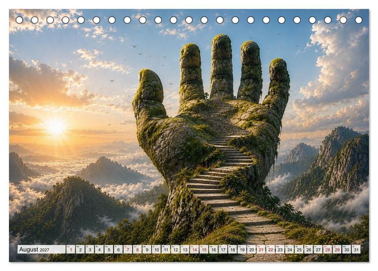 Produktbild: Eine Reise getragen von Träumen (Tischkalender 2027 DIN A5 quer), CALVENDO Monatskalender