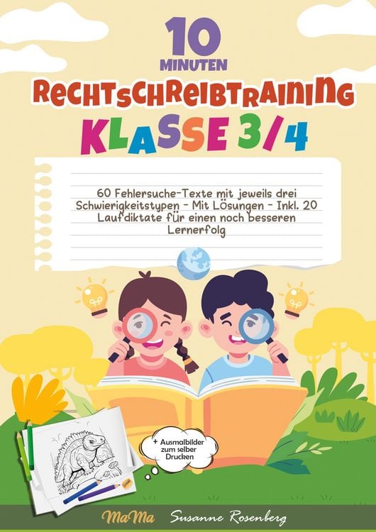 Produktbild: 10 Minuten Rechtschreibtraining Klasse 3/4