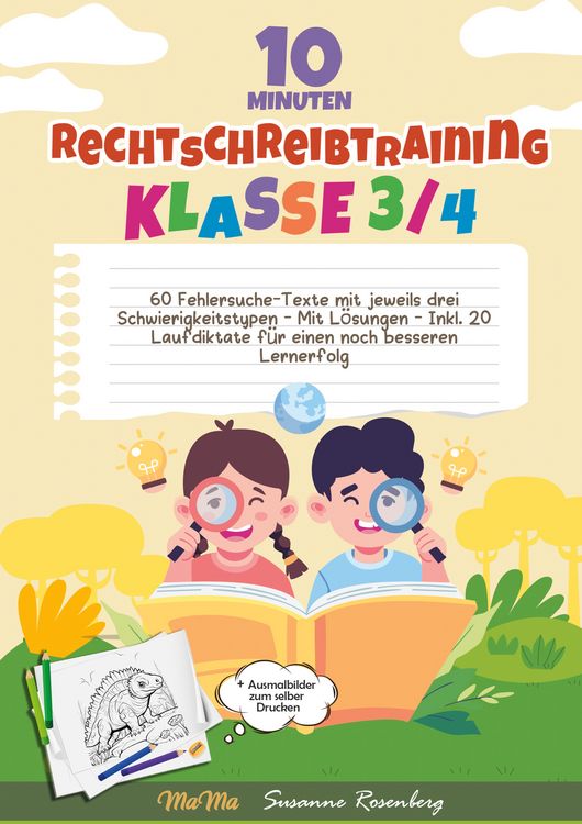 Produktbild: 10 Minuten Rechtschreibtraining Klasse 3/4