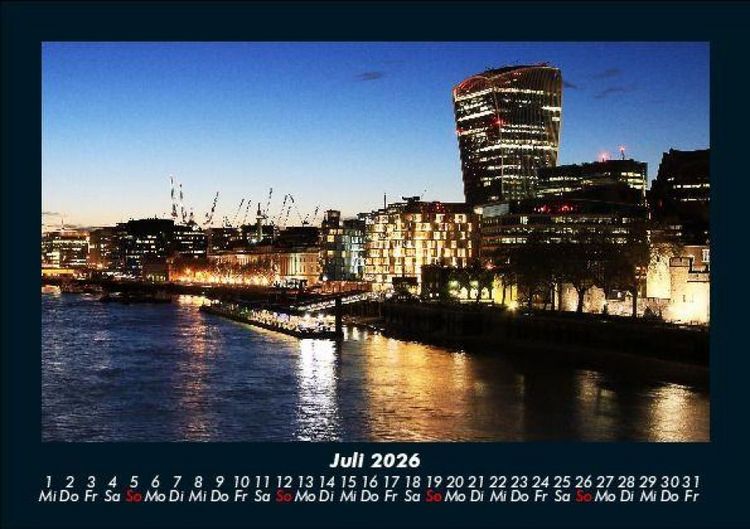 Produktbild: Londons sch&ouml;nste Seiten 2026 Fotokalender DIN A5